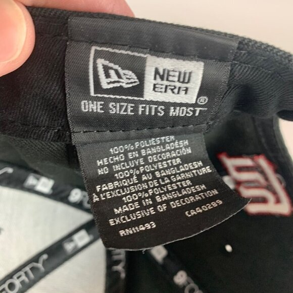 New York Giants NFL Black Blue New Era 9Forty Snapback Hat New - Picture 5 of 6